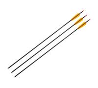 Freccia in alluminio Poe Lang 30" 7,2 mm - Black, set 3 pezzi