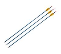 Freccia in alluminio Poe Lang 30" 7,6 mm set da 3 pezzi - Blue