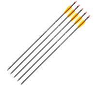 Freccia in fibra di vetro Poe Lang 28" set 5 pezzi - Black