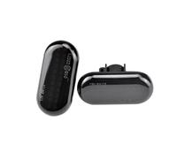 Freccia Laterale Auto Per Mercedes Per Benz Per Smart Per Fortwo | Ripetitore laterale LED sequenziale dinamico luce ambrata, Plug & Play senza errori ECU(Smoky black)