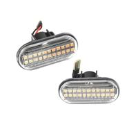 Freccia Laterale Auto Per Mercedes Per Benz Per Smart Per Fortwo | Ripetitore laterale LED sequenziale dinamico luce ambrata, Plug & Play senza errori ECU(Crystal white)