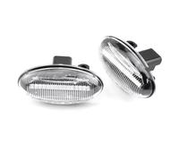 Freccia laterale Indicatore Di Direzione Sequenziale Dinamico Lampeggiante Laterale Compatibile Con Peugeot Per Partner 2002-2020 OEM 9680057480(White)