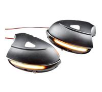 Freccia laterale Indicatore Direzione Dinamico Per Auto Specchietto Laterale Lampeggiante Compatibile Con Per Passat B7 2011 2012 2013 2014 2015(Black)