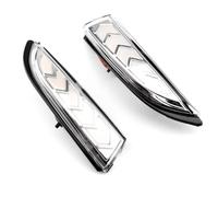 Freccia laterale Indicatore Direzione Dinamico Per Specchietto Laterale Luce Lampeggiante A Flusso D'acqua Compatibile Con Ford Per Fiesta 2008-2017 OEM 1513155(White)
