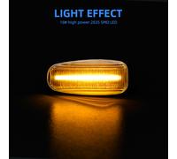 Freccia Laterale LED Con 2x Trasparente Compatibile Con Mercedes S210