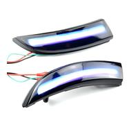 Freccia laterale Specchietto Retrovisore Auto Indicatore Di Direzione Dinamico Lampeggiante Compatibile Con Ford Per Fiesta 2008-2017(Blue)