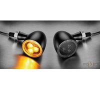 Freccia LED Kellermann Bullet 1000 Dark LED Indicatori Per Harley-Davidson