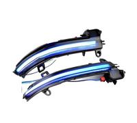 Freccia luci spiegelblinker Laterale Indicatori Direzione Dinamici LED Per BMW Serie 1 2 3 4 Per X1 F20 F21 F22 F30 F31 F34 F32 E84 I3(Blue and yellow)
