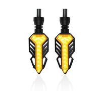 Freccia Motocicletta Luci Indicatori LED Dinamici 13 2 Pezzi Giallo