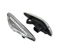 Freccia Specchietto Laterale Led 2 Pcs Dinamico LED Indicatore Laterale Indicatore Di Direzione Luce Della Lampada Per Nissan Per Lafesta Per Highway Star 2011-2017(15 LED Crystal)