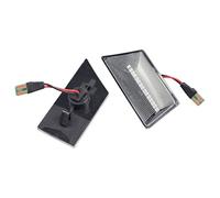 Freccia Specchietto Laterale Led 2PCS HA CONDOTTO LA Luce Dell'automobile Per Opel Per Signum Per Vectra C Segnale Girata Lampada Indicatore Laterale Dinamico Lampeggiante Che Scorre(Crystal)