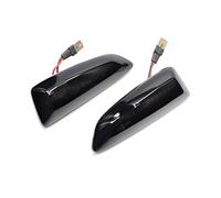 Freccia Specchietto Laterale Led Dinamico Indicatore Direzione Laterale Lampeggiante Lampadina Auto Per Opel Per Vauxhall Per Astra JK Per Crossland X Per Grandland Per Insignia B(Smoked Black)