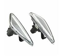Freccia Specchietto Laterale Led Stile Moderno LED Indicatore Ripetitore Laterale Indicatore Di Direzione Lampeggiatore Per Nissan Per Lafesta Per Highway Star 2011-2017(Crystal Lens)