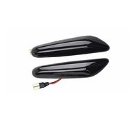 Freccia Specchietto Retrovisore 2 Pezzi Per BMW E60 E61 E90 E91 E92 E93 E81 E82 E88 E46 X3 X1 LED Indicatori Direzione Dinamici Laterali Specchietto Retrovisore Luce(Dynamic Smoked B)