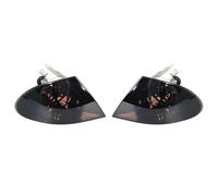 Freccia Specchietto Retrovisore Indicatore Direzione Auto Luce Parcheggio Svolta Laterale Copertura Trasparente Per BMW Serie 3 E46 Berlina Station Wagon 4 Porte 1998-2001(Nero,L and R)
