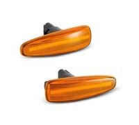 Freccia Specchietto Retrovisore Per Lancer Per Lancer Per Sportack Per Outlander Per Pajero 2006 2x LED Indicatore Direzione Luce Laterale Parafango(Orange lens)