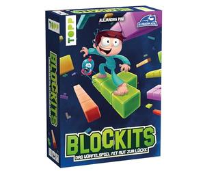 Frech Blockits: Il Gioco di Dadi con Coraggio al Divario: Rotolo e Scrittura su Misura Puzzle, in Cui i foglietti vagano Intorno al Tavolo