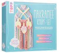 Frech Set di coltelli Makramee: Traumfänger: Anleitung und Material für einen Makramee-Traumfänger in angesagten Cotton-Candy-Farbtönen