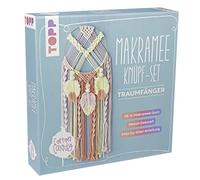 Frech Makramee Knüpf-Set: Traumfänger: Anleitung und Material für einen Makramee-Traumfänger in angesagten Cotton-Candy-Farbtönen