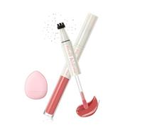 Freckle Blush Pen, 2 in 1 Fard Guancia Rosso Classico & Caramel Freckle Stamp Matita, Impermeabile a Lunga Durata Waterproof, Freckles Effetto Naturale, Trucco Blush Stick Crema, Regalo per Donna-03