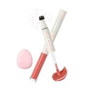 Freckle Blush Pen, 2 in 1 Rosso vivo Freckle Fard & Chocolate Freckle Stamp Matita, Impermeabile a Lunga Durata Waterproof, Freckles Effetto Naturale, Trucco Blush Crema Stick, Regalo per Donne-04