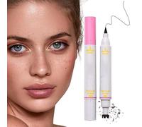 Freckles Pen, Makeup Dot Pen, Waterproof 2 In 1 Fake Freckles Stamps with Long Lasting Eye Liner, Natural Look Beauty Tool, Easy Application, Perfect for Skin Use by Women & Girls