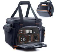 FRECOLSH Custodia da viaggio compatibile con Jackery Explorer 1500, custodia portatile con fondo impermeabile e tasca per accessori Jackery Generatore solare, solo borsa portaoggetti