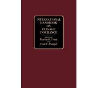 Fred C. Pampel Martin B International Handbook on Old-Age In (Copertina rigida)