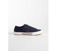 Fred Perry - B708 Tennis - Sneakers in tela blu navy con logo vintage 45