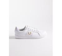 Fred Perry - B721 - Sneakers in pelle bianche con logo-Bianco 43
