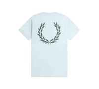Fred Perry - Back Graphic T-Shirt - - Tops - Uomo - Blu - L