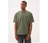 Fred Perry - Back Print Vertical Graphic T-Shirt Verde - Abbigliamento XXL Verde