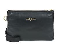 Fred Perry Borsa a tracolla SMOOTH LEATHER SACOCHE in Nero Unica