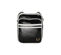 Fred Perry - Borsa a Tracolla Classica con Bordo a Righe - - Bags - Uomo - Nero - ONE SIZE
