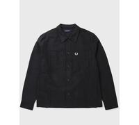 Fred Perry BRUSHED TWILL OVERSHIRT men Overshirts black in taglia:XL