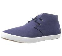 Fred Perry Byron Mid Heavy Canvas Navy Mens Trainers Size 41 EU