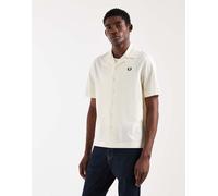 Fred Perry - Compress Mesh Revere Collar Sh Bianco - Abbigliamento XL Bianco