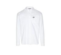 Fred Perry - Camicia Oxford bianca-Bianco XL