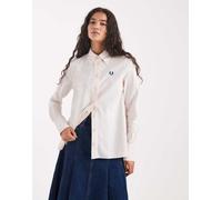 Fred Perry - Camicia giacca imbottita color pesca-Arancione 44