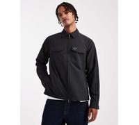 Fred perry - Camicia giacca nera con zip-Nero S