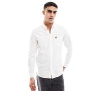 Fred Perry - Camicia Oxford bianca-Bianco S