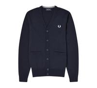Fred Perry - Cardigan Classico - - Knitwear - Uomo - Blu - S
