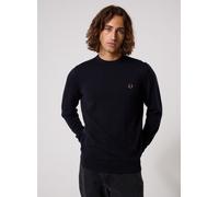 Fred Perry - Classic Crew Neck Jumper Marine - M Marine