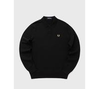 Fred Perry CLASSIC KNITTED SHIRT LS men Polos black in taglia:XL