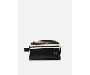 Fred Perry - COATED POLYESTER WASH BAG 2 Nero - Pelletteria T.U Nero