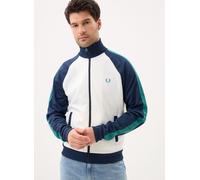 Fred Perry - Contrast Sleeve Track Jacket Bianco - Abbigliamento S Bianco