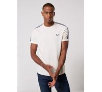 Fred Perry - Contrast Tape Ringer T-Shirt Beige - Abbigliamento XL Beige