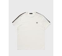 Fred Perry CONTRAST TAPE RINGER T-SHIRT men Shortsleeves beige in taglia:L