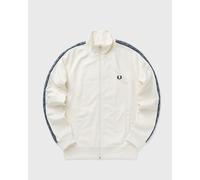 Fred Perry CONTRAST TAPE TRACK JACKET men Track Jackets beige in taglia:S
