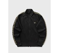 Fred Perry CONTRAST TAPE TRACK JACKET men Track Jackets black in taglia:L